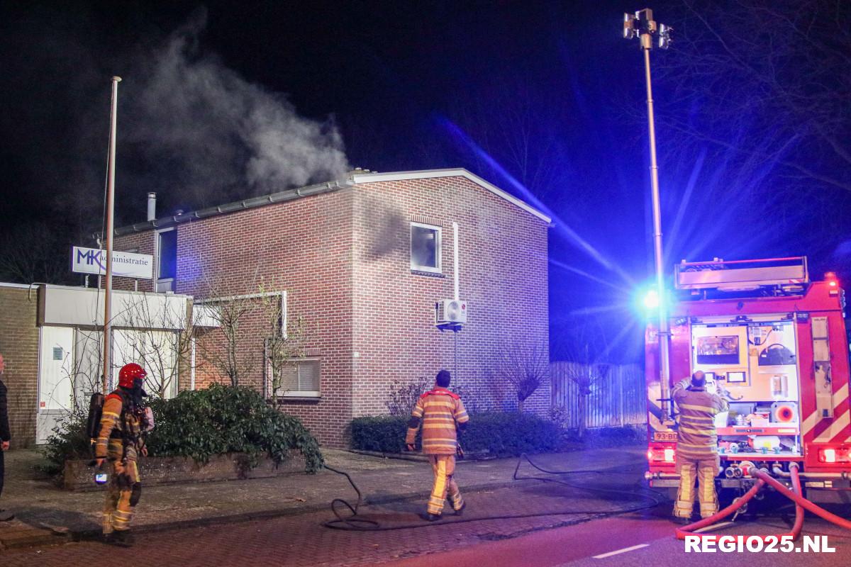 Brandweer in actie voor woningbranden