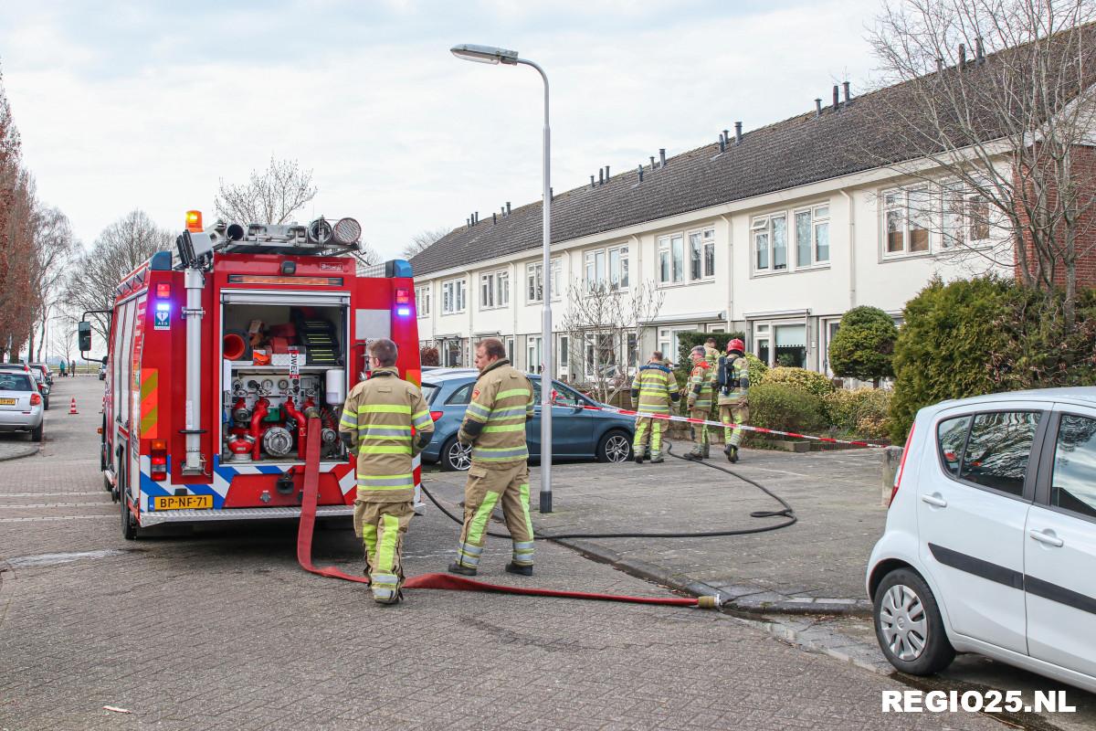 Gaslek door werkzaamheden in voortuin