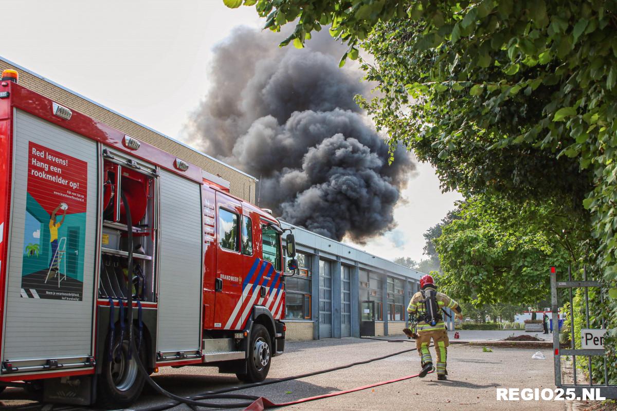 Grote brand bij Aeres College