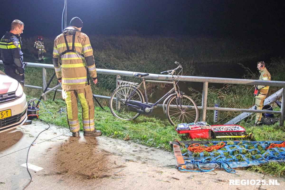 Duikteam ingezet na aantreffen fiets langs Palentocht