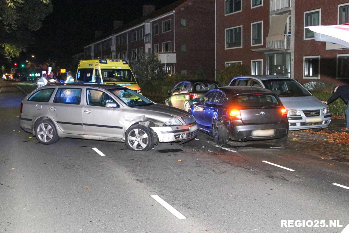 Beschonken automobilist veroorzaakt aanrijding op Lange Dreef