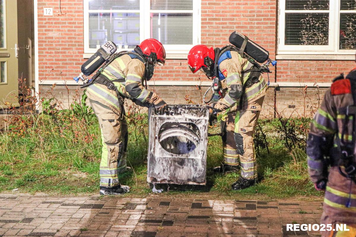 Forse schade in woning door brandende wasdroger