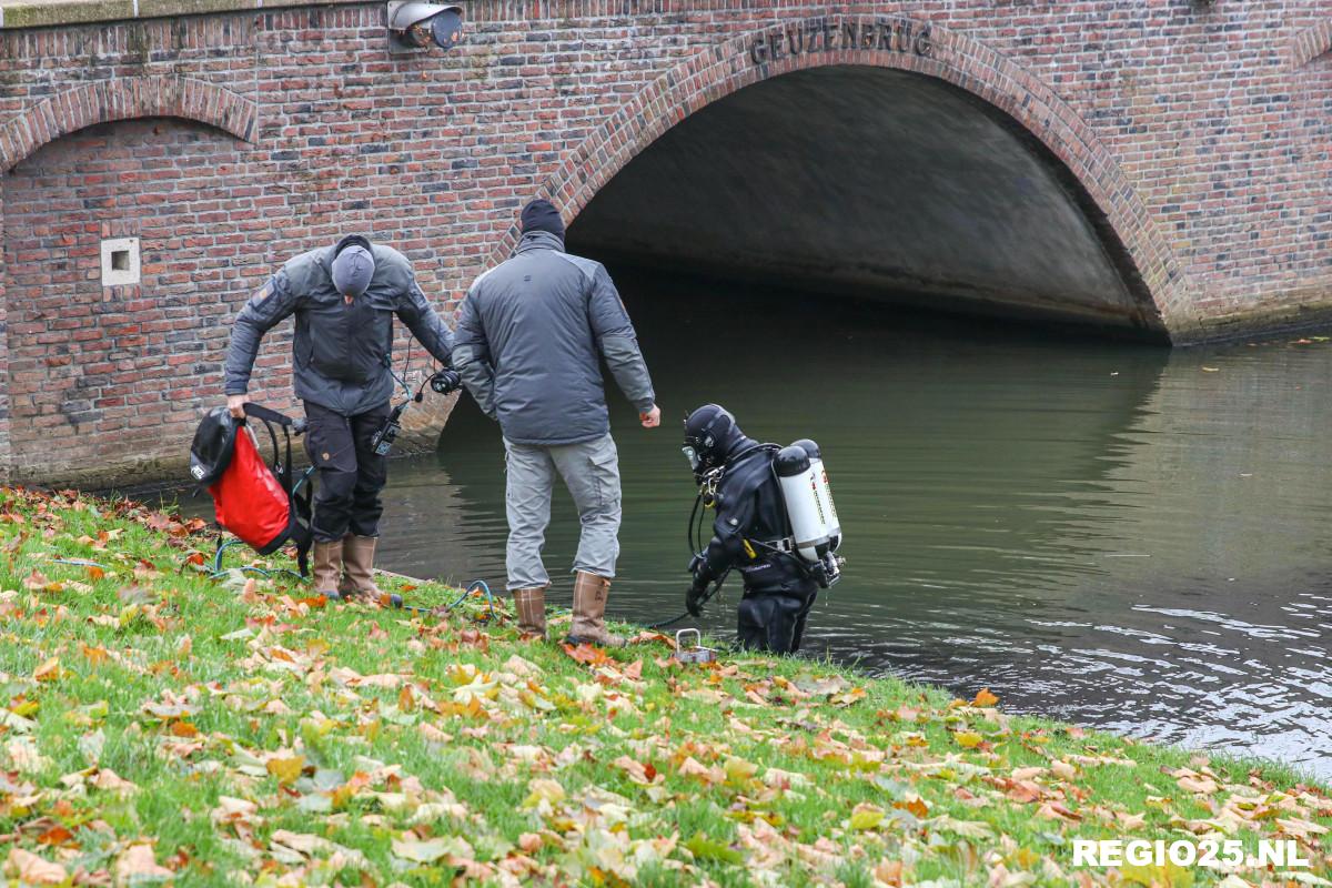 Aanhouding en duikactie na steekincident