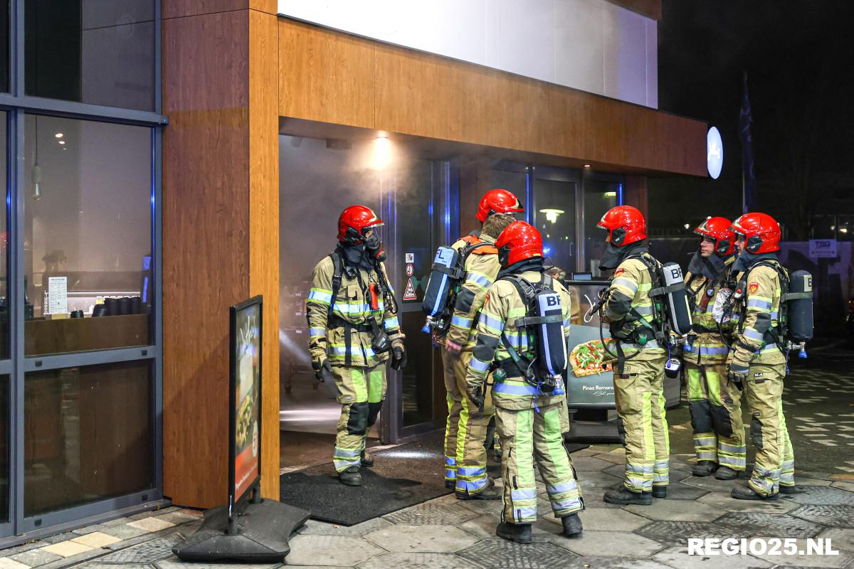 ‘Gebouwbrand’ bij tankstation blijkt loos alarm