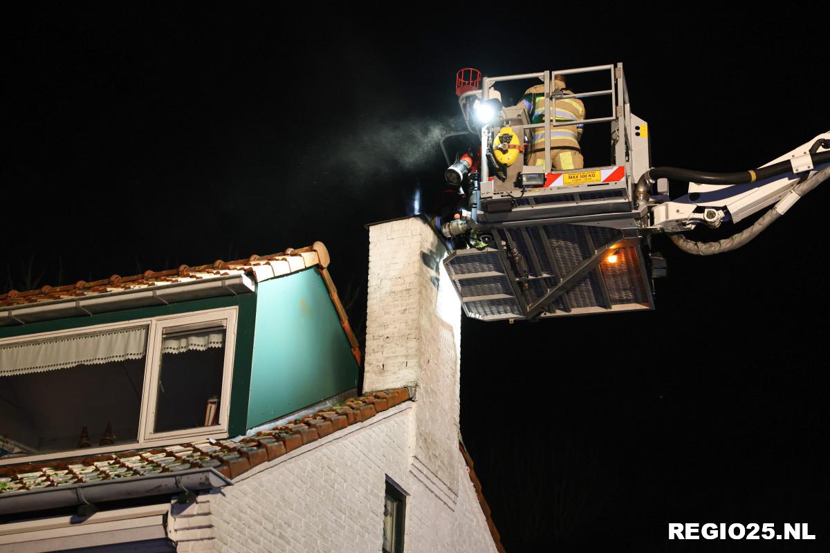 Schoorsteenbrand aan Hoefbladstraat