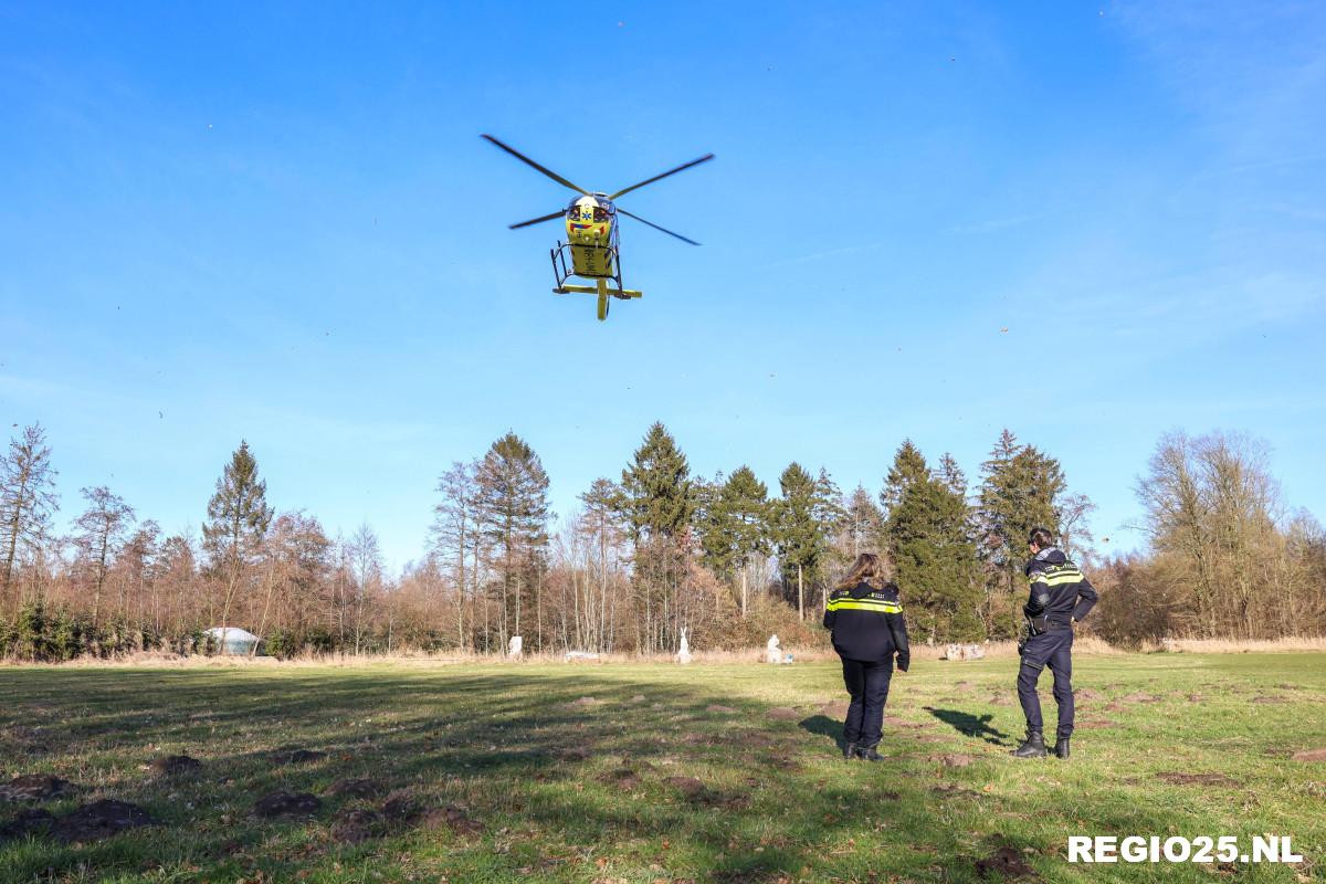 Man gewond na val van ladder