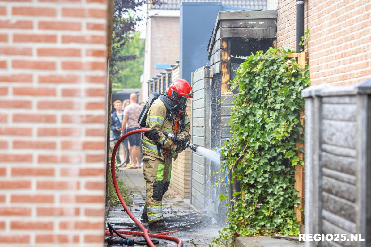 Schuurtje uitgebrand door visbakpan