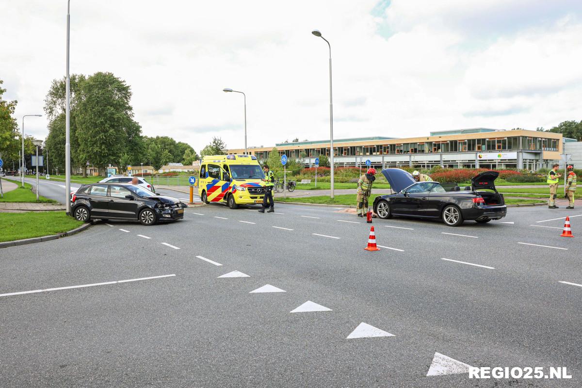 Urkerweg korte tijd dicht na aanrijding