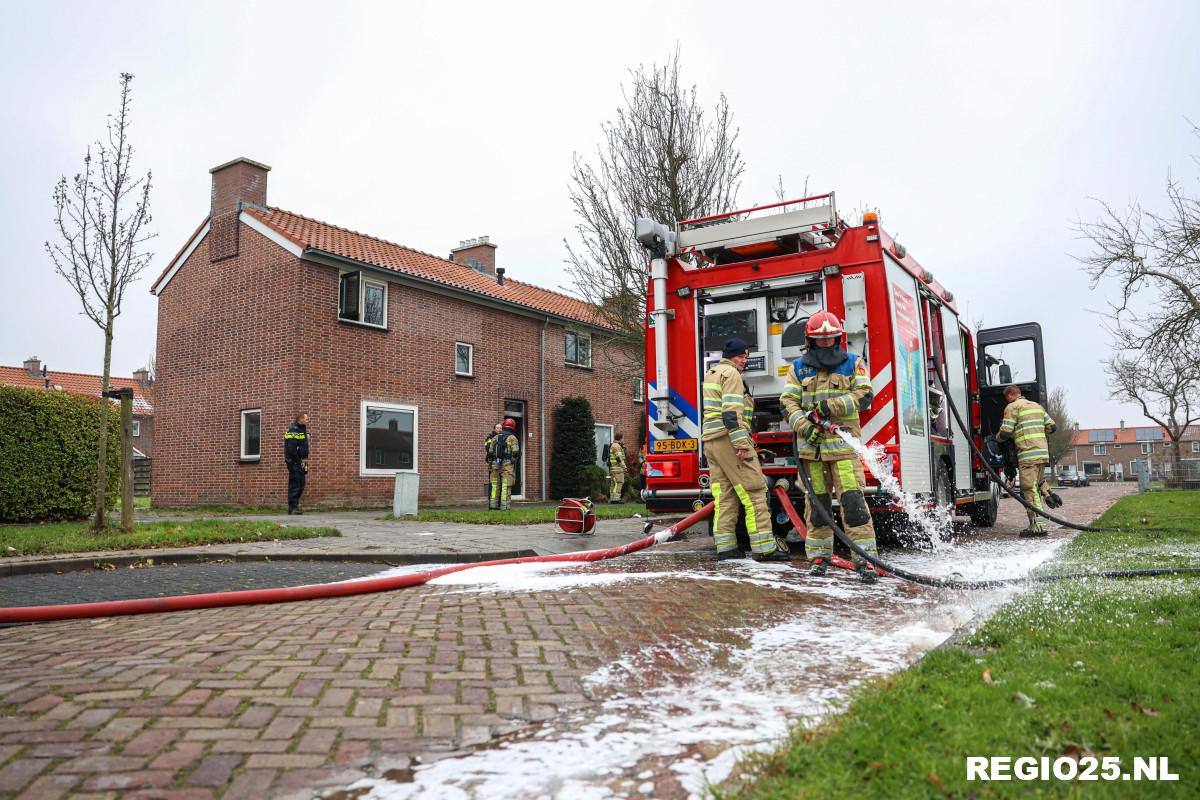 Woning onbewoonbaar na brand