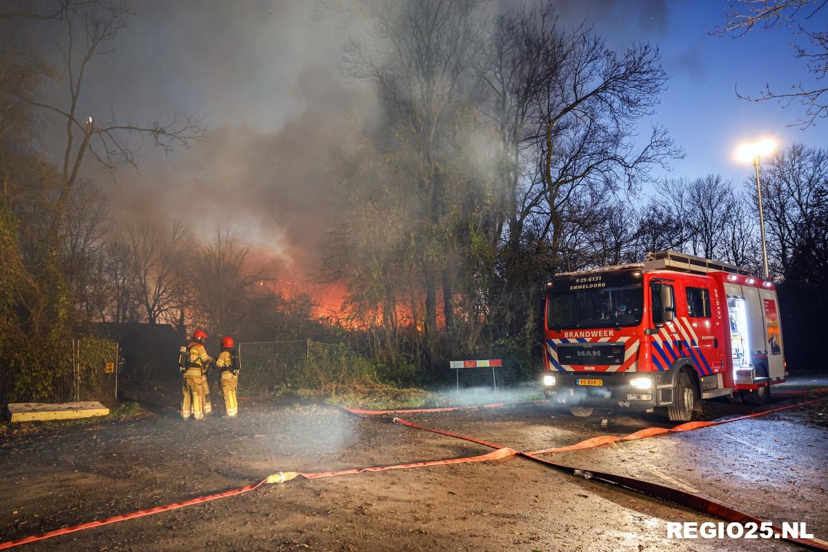 Grote schuurbrand aan de Muntweg