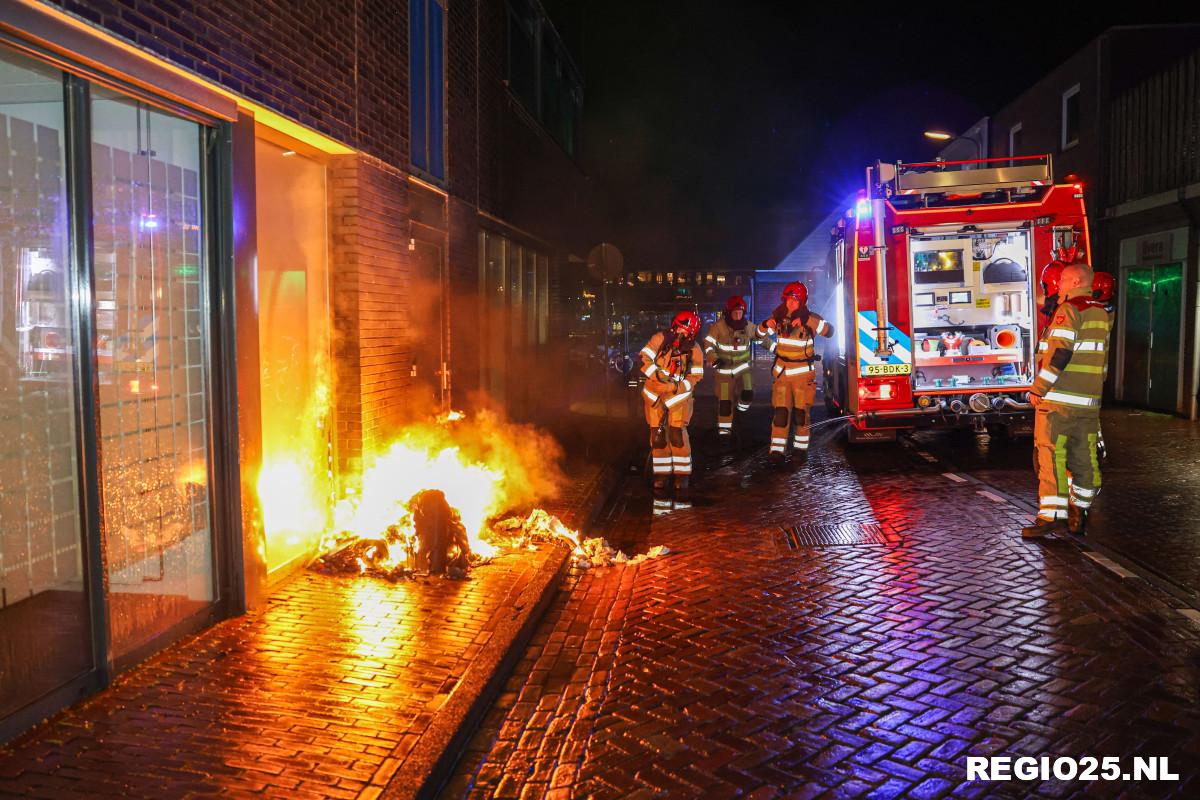 Brandweer in actie tijdens jaarwisseling