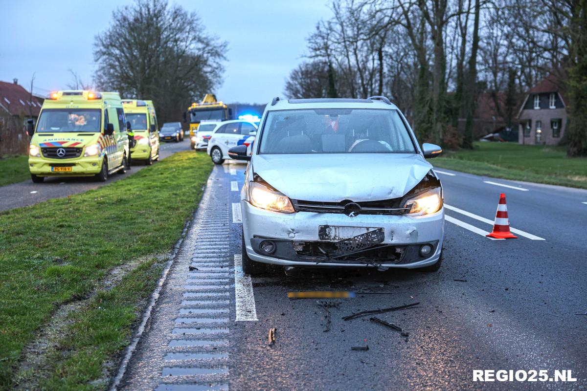 Lichtgewonden bij aanrijding Oosterringweg