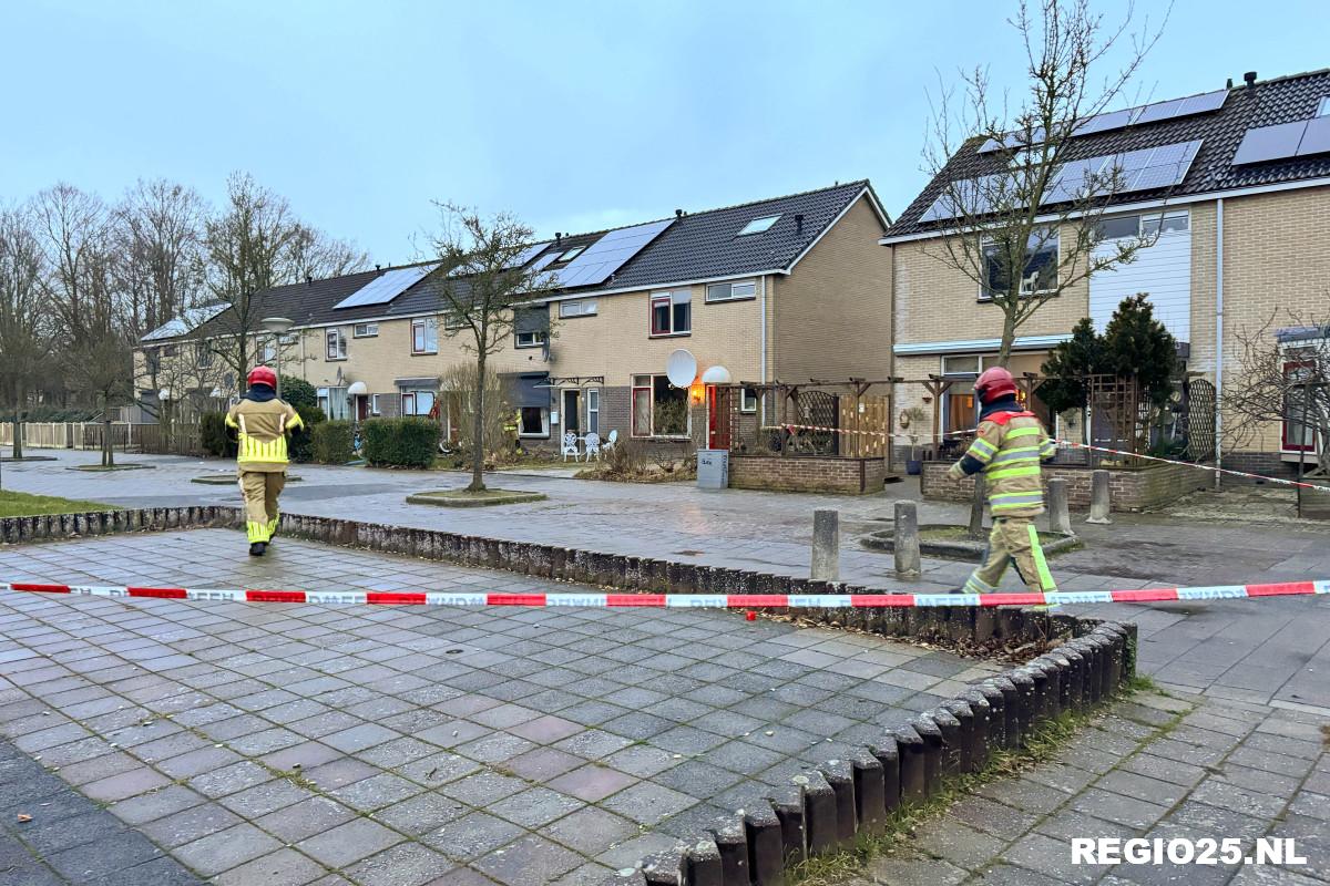 Korte ontruiming bij gaslek