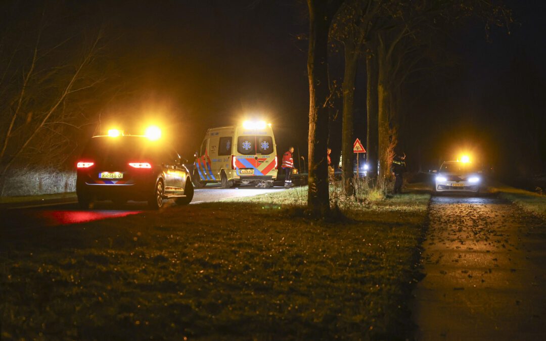 Traumahelikopter geland bij ongeval Schokkerringweg