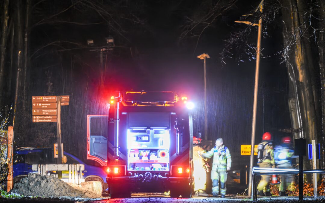 Mogelijk drugsafval gevonden in Waterloopbos