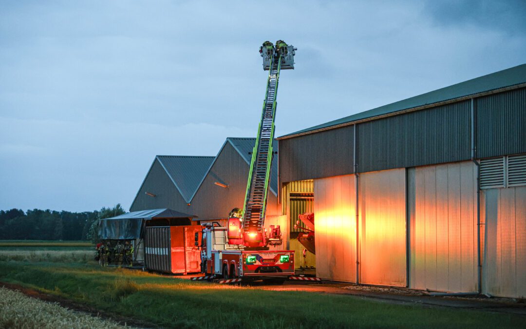 Brand in kippenschuur snel geblust