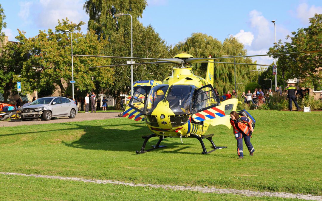 Traumahelikopter ingezet bij aanrijding met scooter
