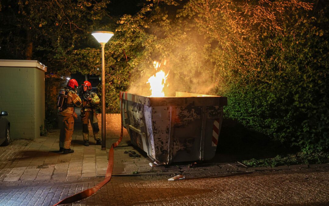 Opnieuw containerbrand in Emmeloord
