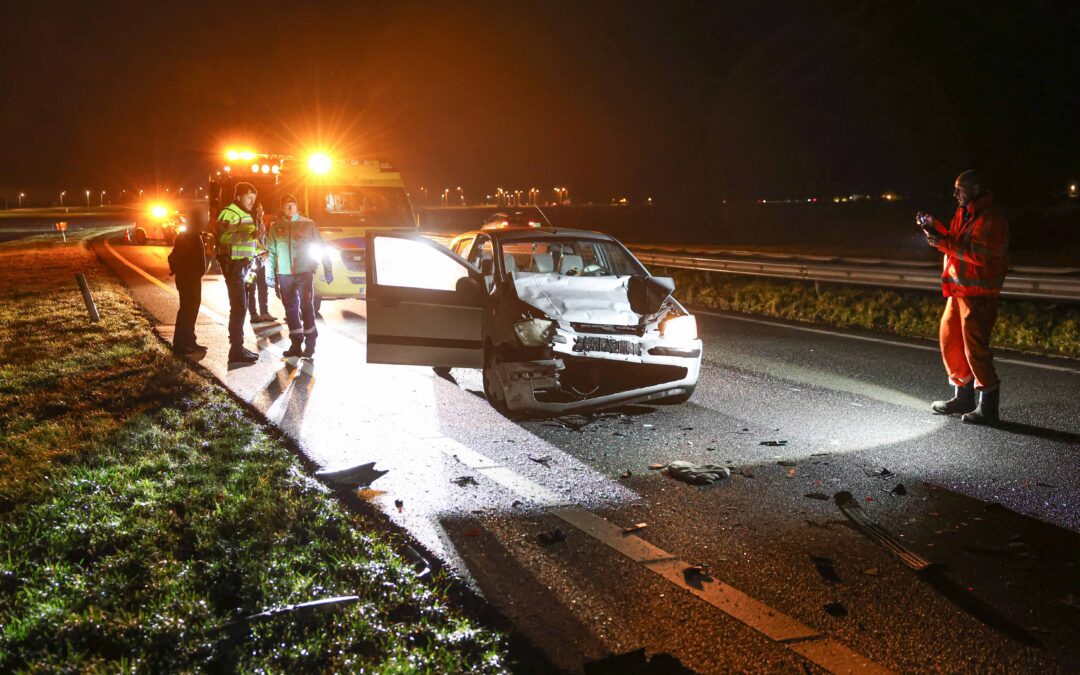 Forse kop-staart botsing op de N50