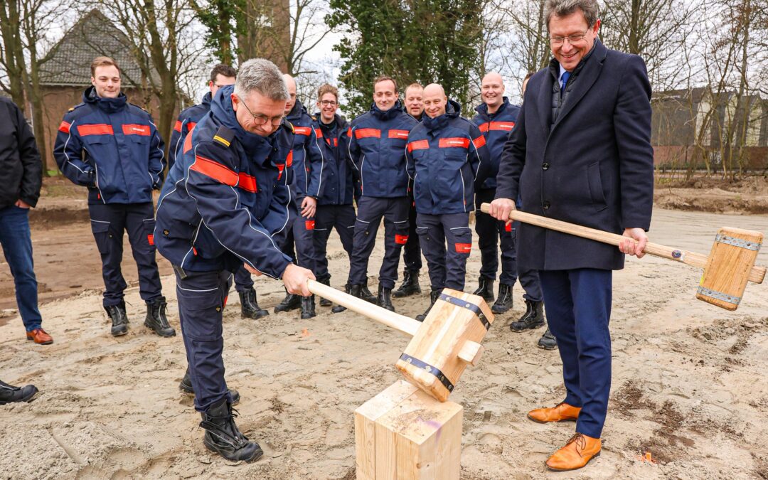 Bouw nieuwe brandweerkazernes nu echt gestart