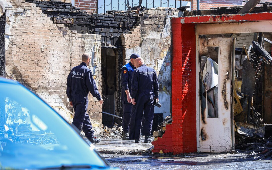 Grote brand blijkt aangestoken, minderjarige aangehouden