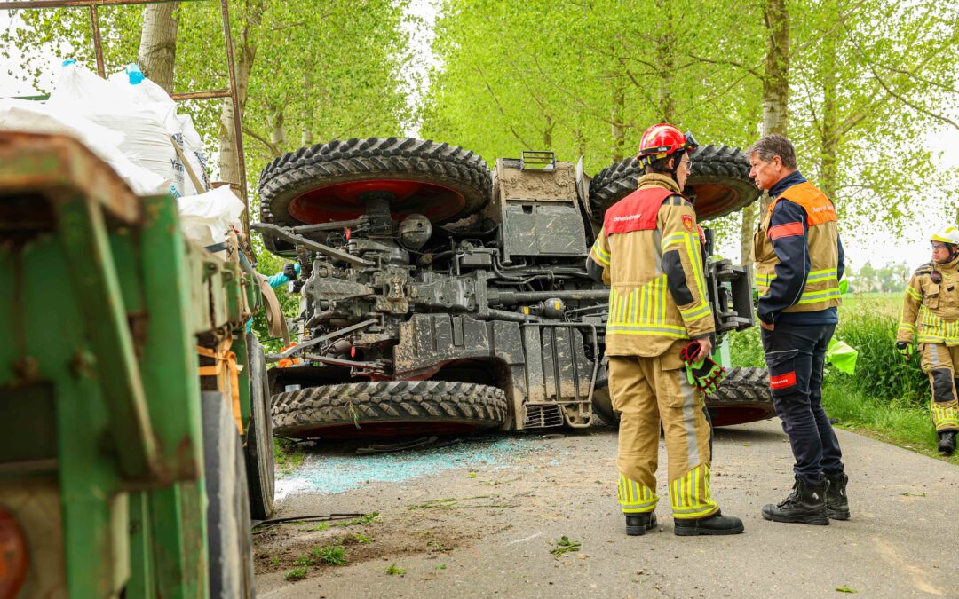 Trekker gekanteld op Ketelmeerweg