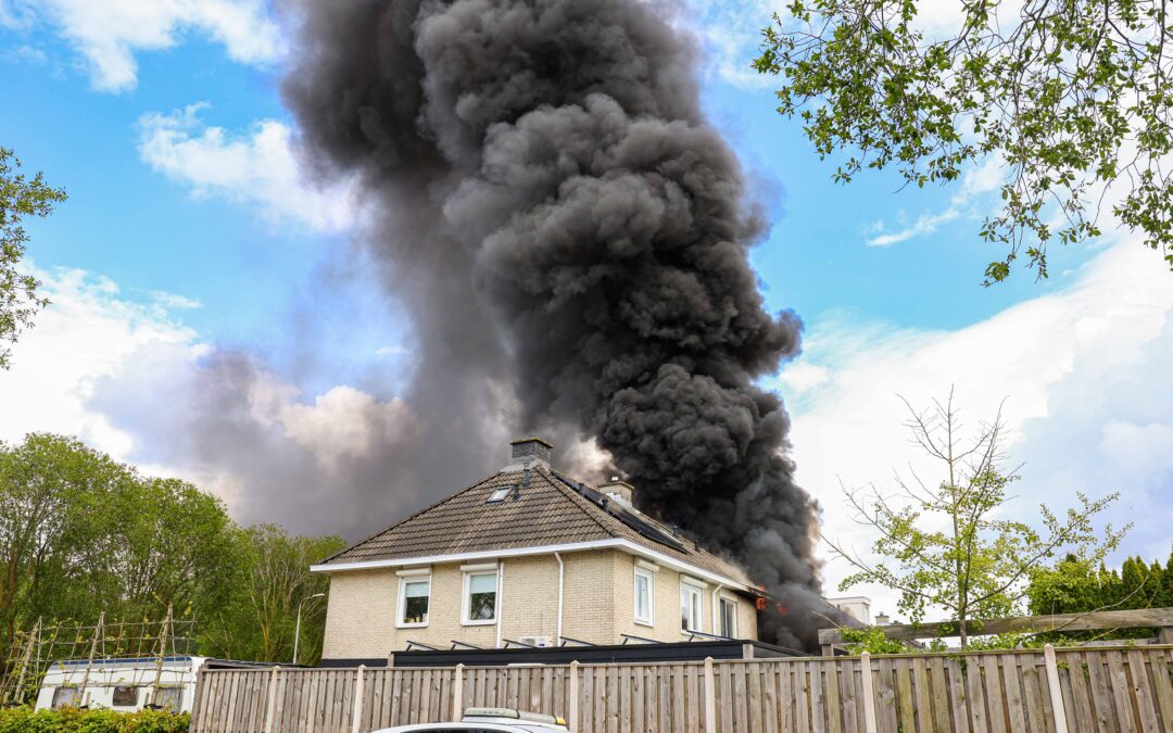Felle brand in bed & breakfast en woning
