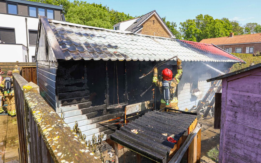 Uitslaande schuurbrand snel geblust