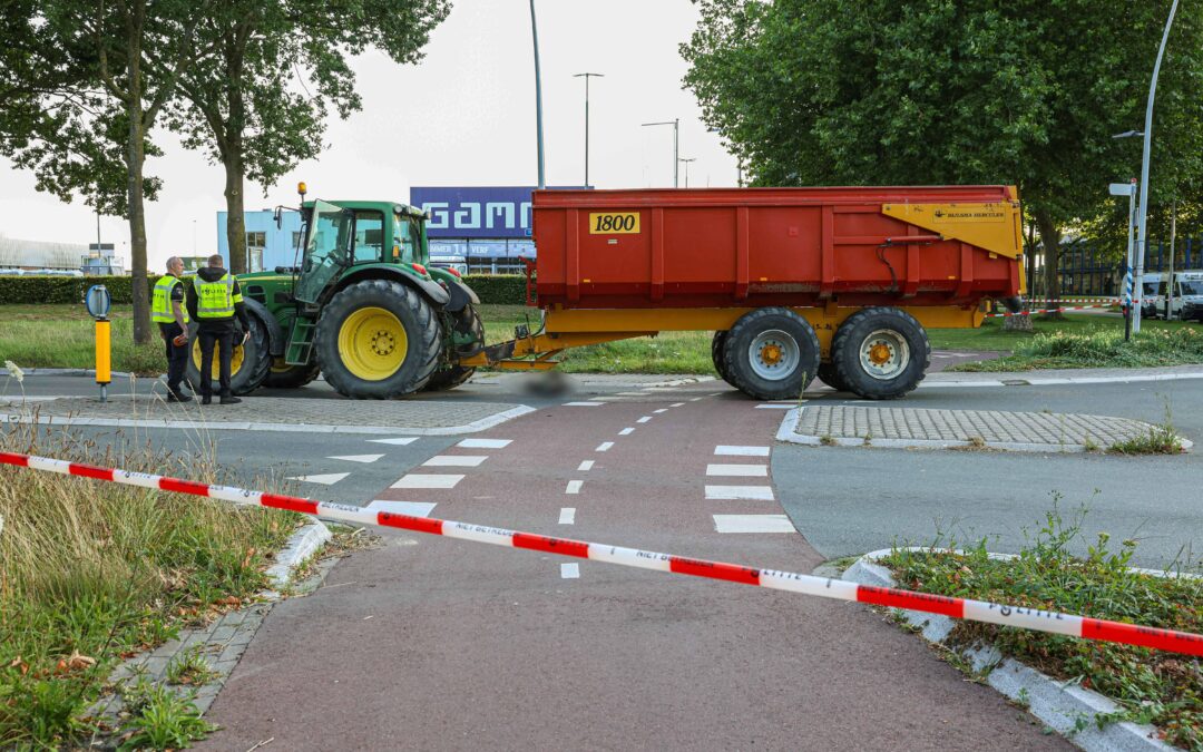 Ernstig ongeval tussen trekker en kind op de fiets