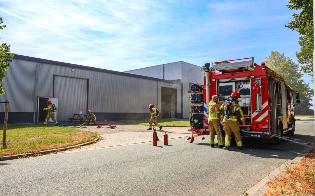 Brand in oven van kaaskoekjesfabriek