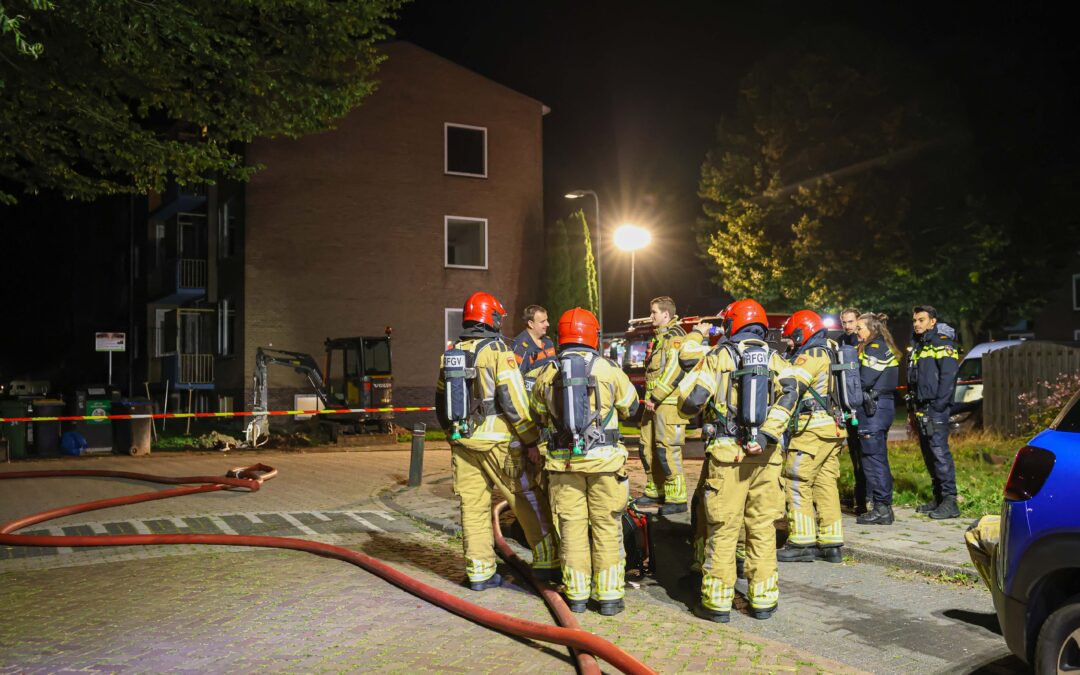 Flats en woningen ontruimd door groot gaslek